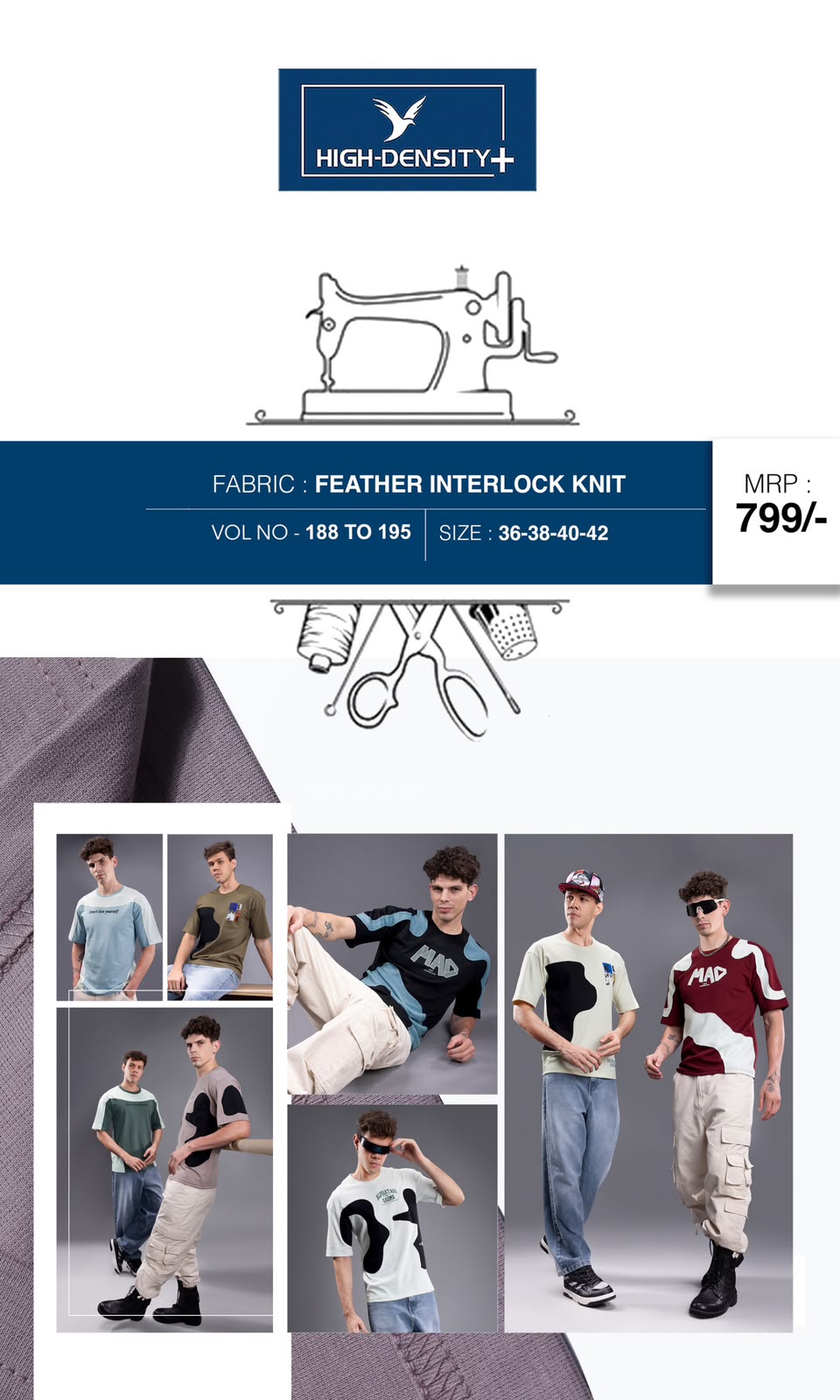 Vol 188 To 195 High Density Feather Knit Mens Tshirts Manufacturer Gujarat
