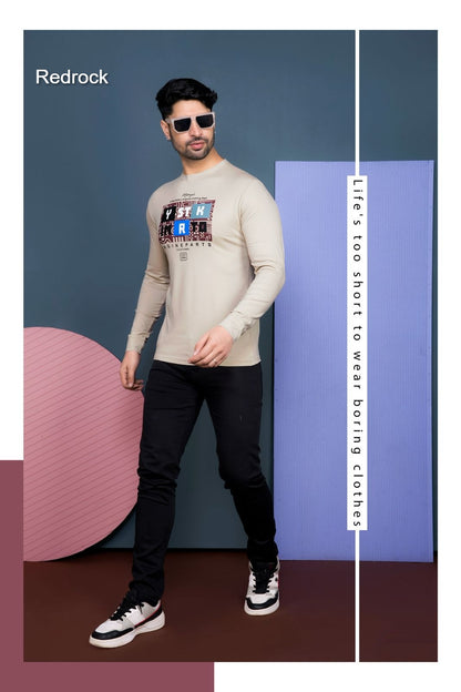 Vol 189-196 Redrock Tencil Lycra Mens Tshirts Supplier Gujarat