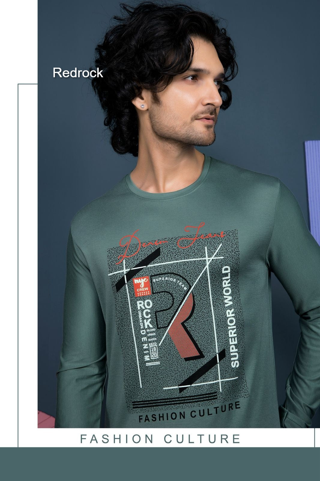 Vol 189-196 Redrock Tencil Lycra Mens Tshirts Supplier Gujarat