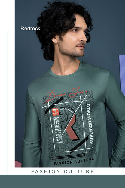Vol 189-196 Redrock Tencil Lycra Mens Tshirts Supplier Gujarat