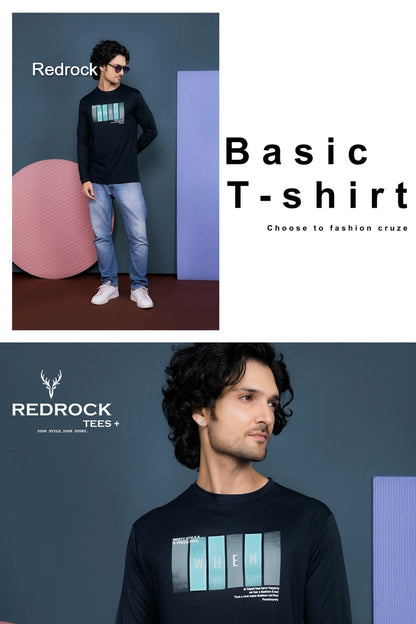 Vol 189-196 Redrock Tencil Lycra Mens Tshirts Supplier Gujarat