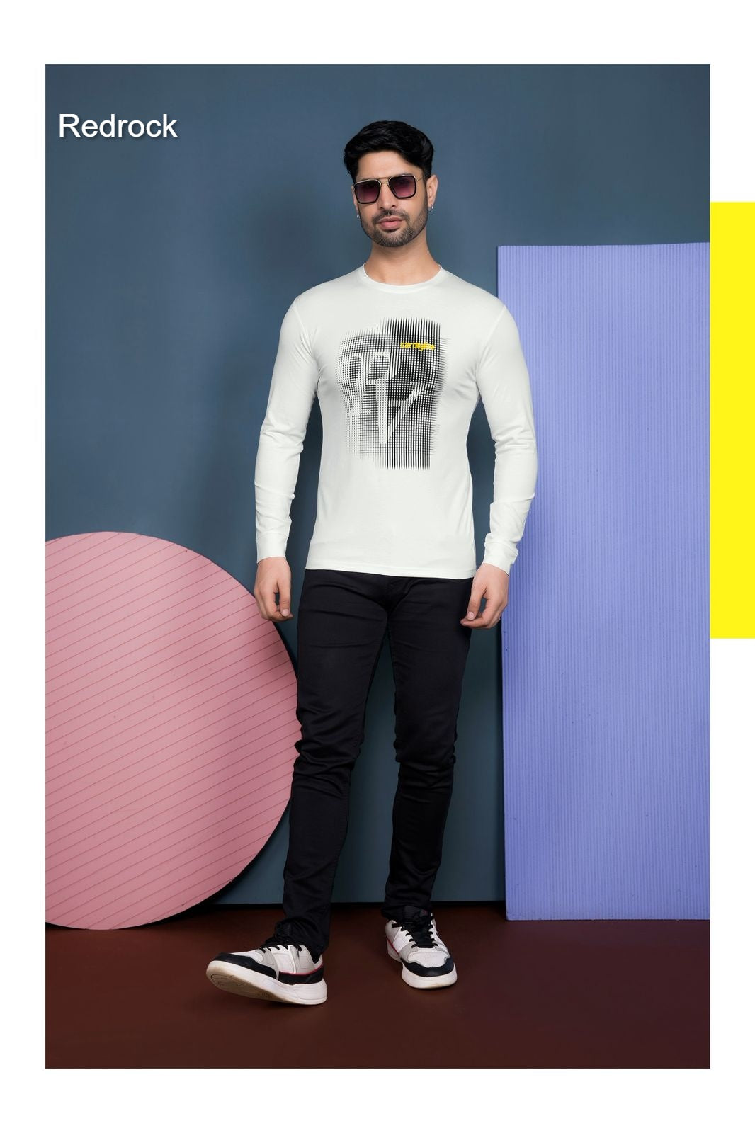 Vol 189-196 Redrock Tencil Lycra Mens Tshirts Supplier Gujarat