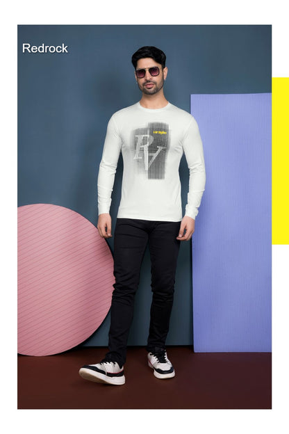 Vol 189-196 Redrock Tencil Lycra Mens Tshirts Supplier Gujarat