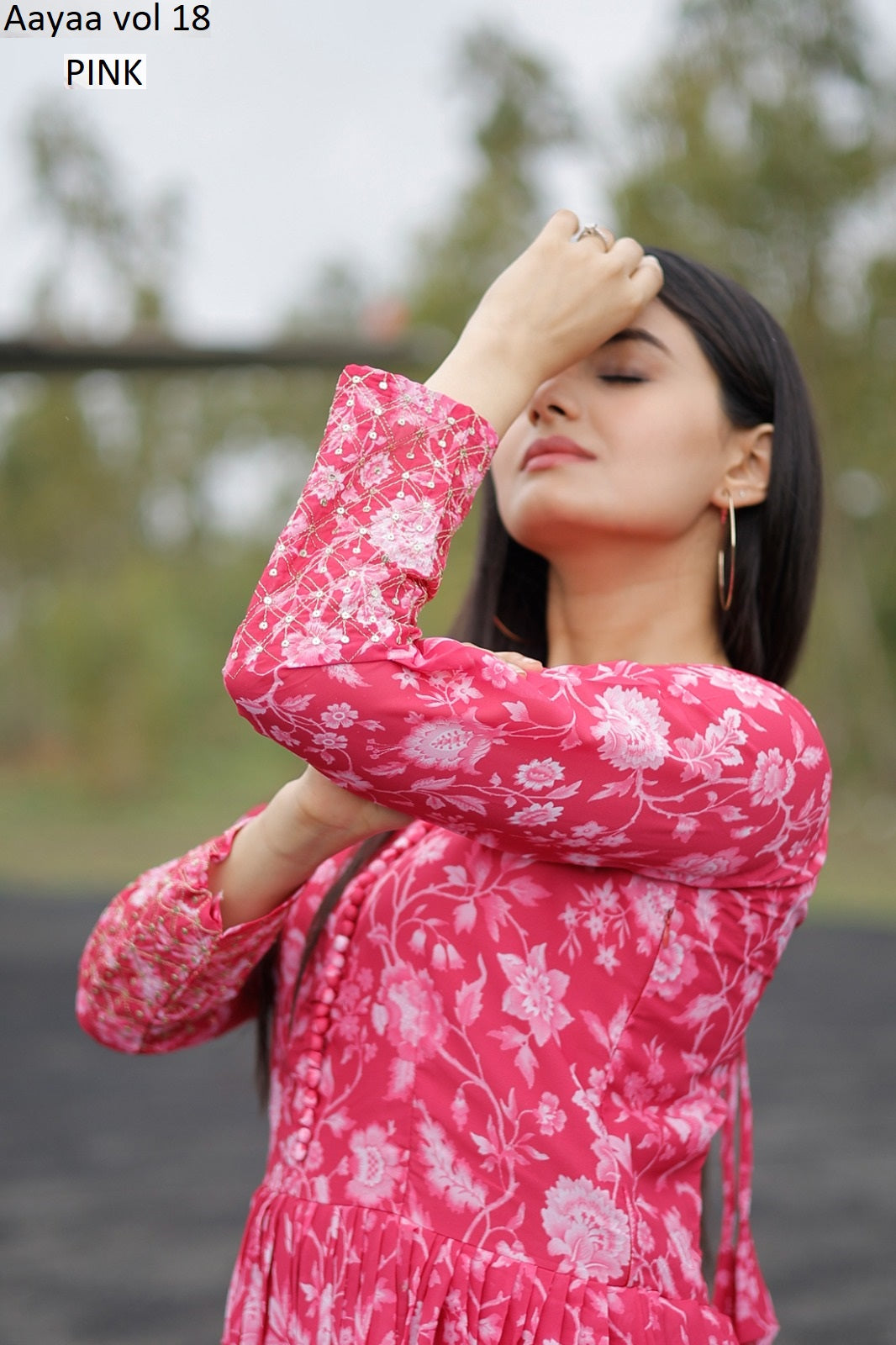 Vol 18 Aayaa Faux Georgette One Piece Gown Wholesaler India