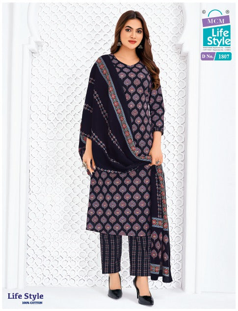 Vol 18 Mcm Lifestyle Readymade Cotton Pant Suits Wholesale