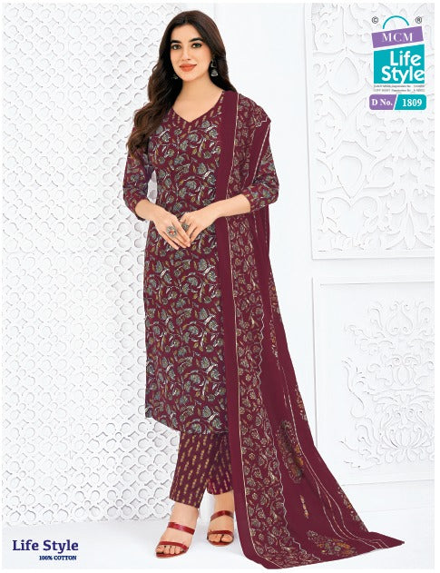 Vol 18 Mcm Lifestyle Readymade Cotton Pant Suits Wholesale