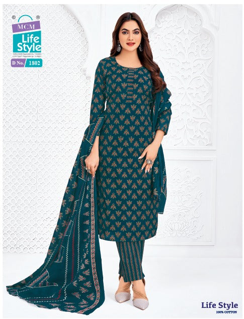 Vol 18 Mcm Lifestyle Readymade Cotton Pant Suits Wholesale
