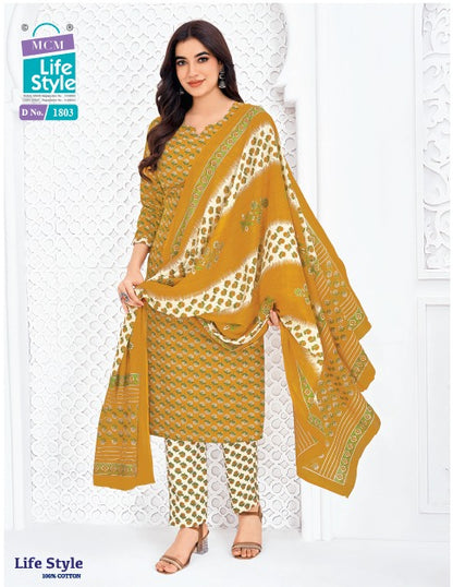 Vol 18 Mcm Lifestyle Readymade Cotton Pant Suits Wholesale