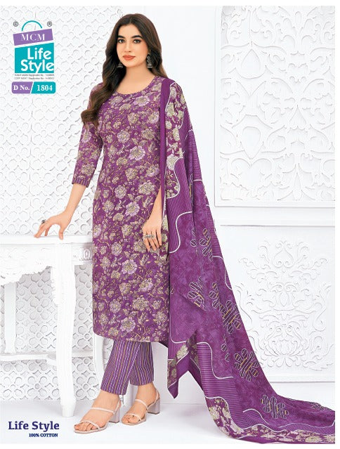 Vol 18 Mcm Lifestyle Readymade Cotton Pant Suits Wholesale