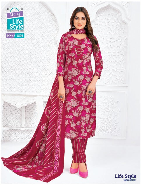 Vol 18 Mcm Lifestyle Readymade Cotton Pant Suits Wholesale