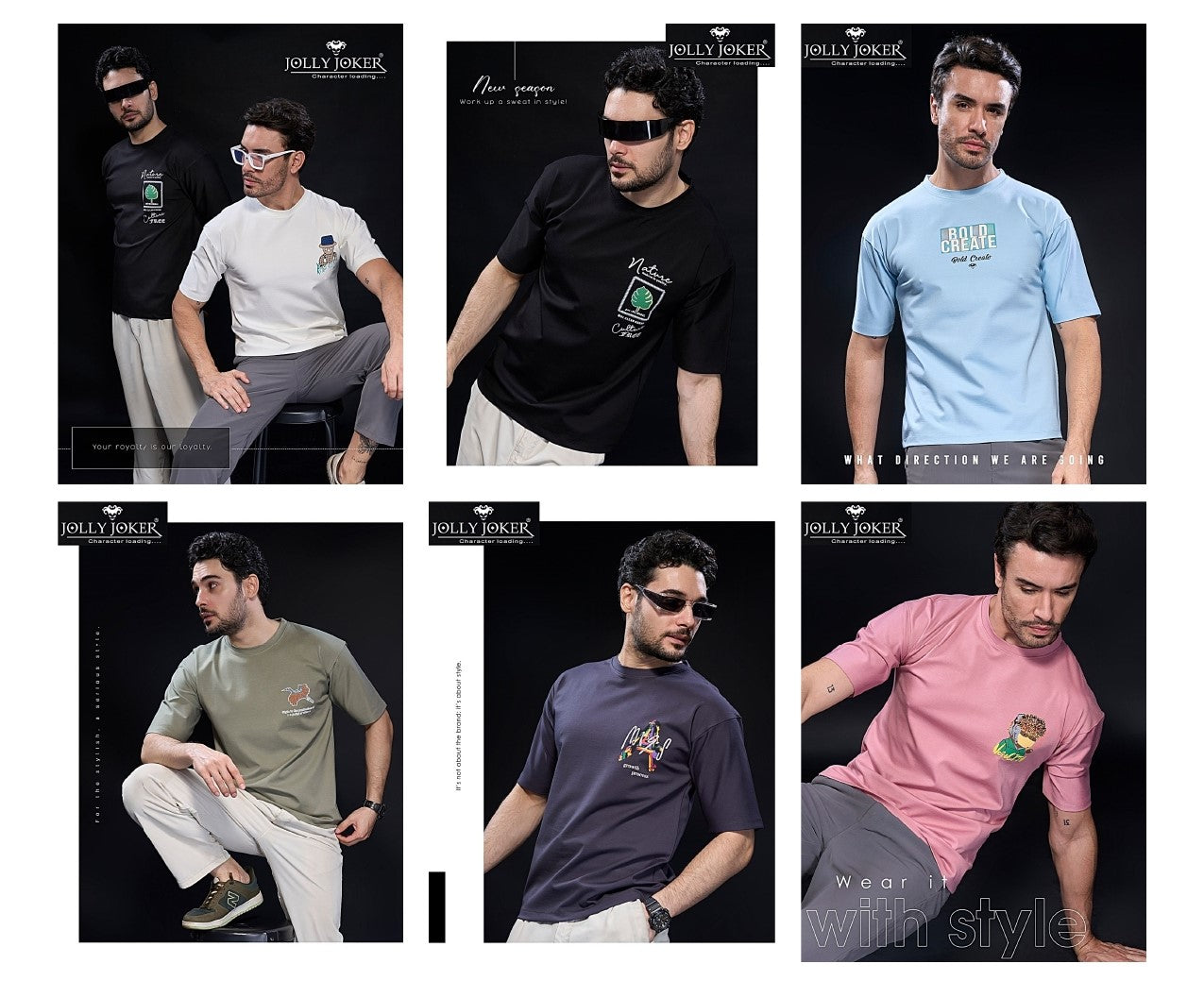 Vol 190 Jolly Joker Tencil Mens Tshirts Wholesale Price
