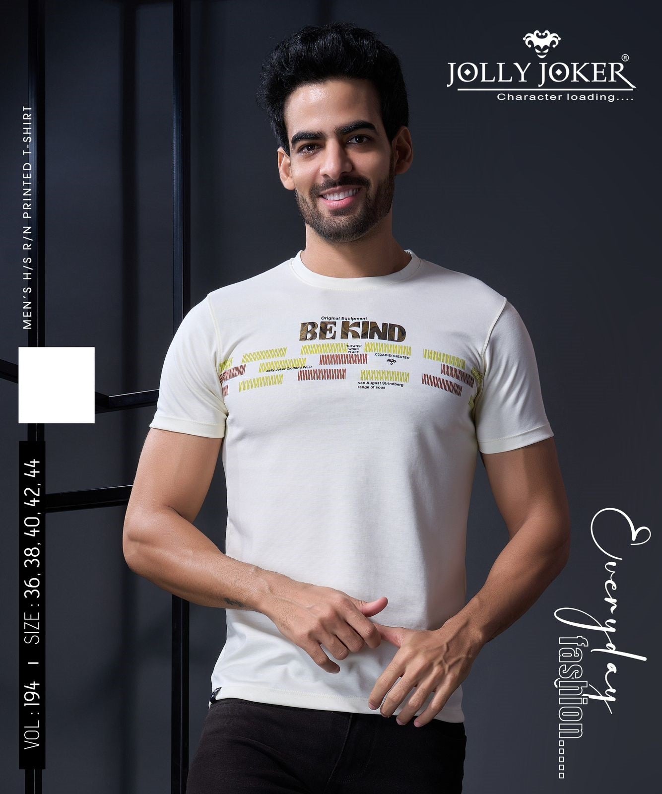 Vol 194 Jolly Joker Canvas Mens Tshirts Exporter Gujarat