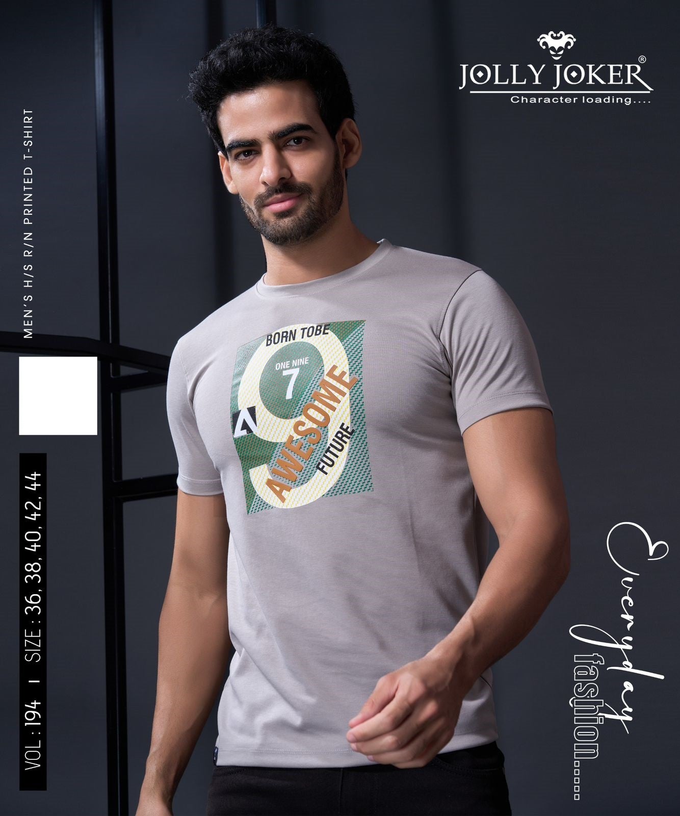Vol 194 Jolly Joker Canvas Mens Tshirts Exporter Gujarat