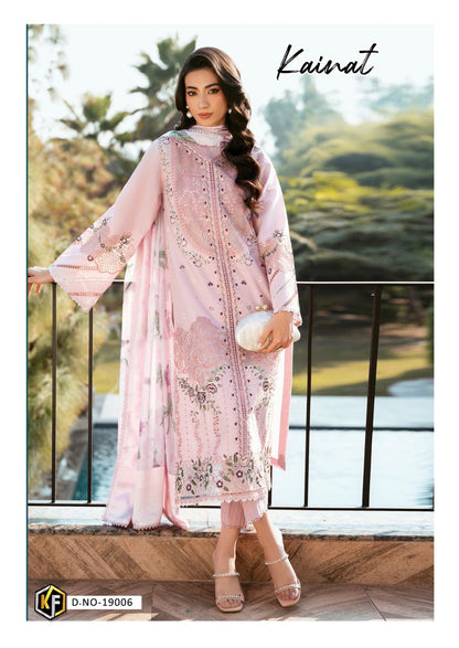 Vol 19 Kainat Keval Fab Heavy Lawn Karachi Salwar Suits Manufacturer