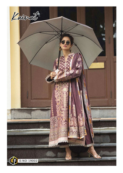 Vol 19 Kainat Keval Fab Heavy Lawn Karachi Salwar Suits Manufacturer