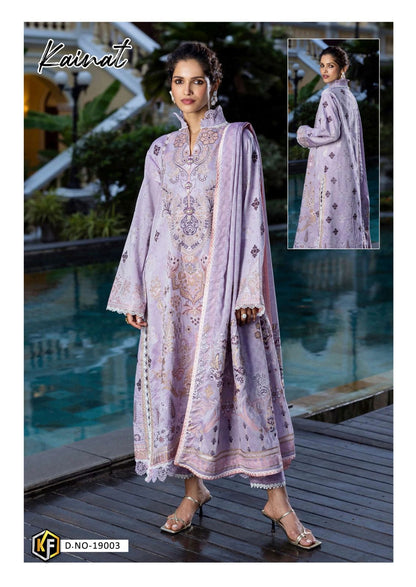 Vol 19 Kainat Keval Fab Heavy Lawn Karachi Salwar Suits Manufacturer