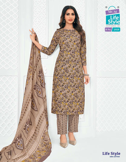 Vol 19 Mcm Lifestyle Readymade Cotton Pant Suits Wholesale