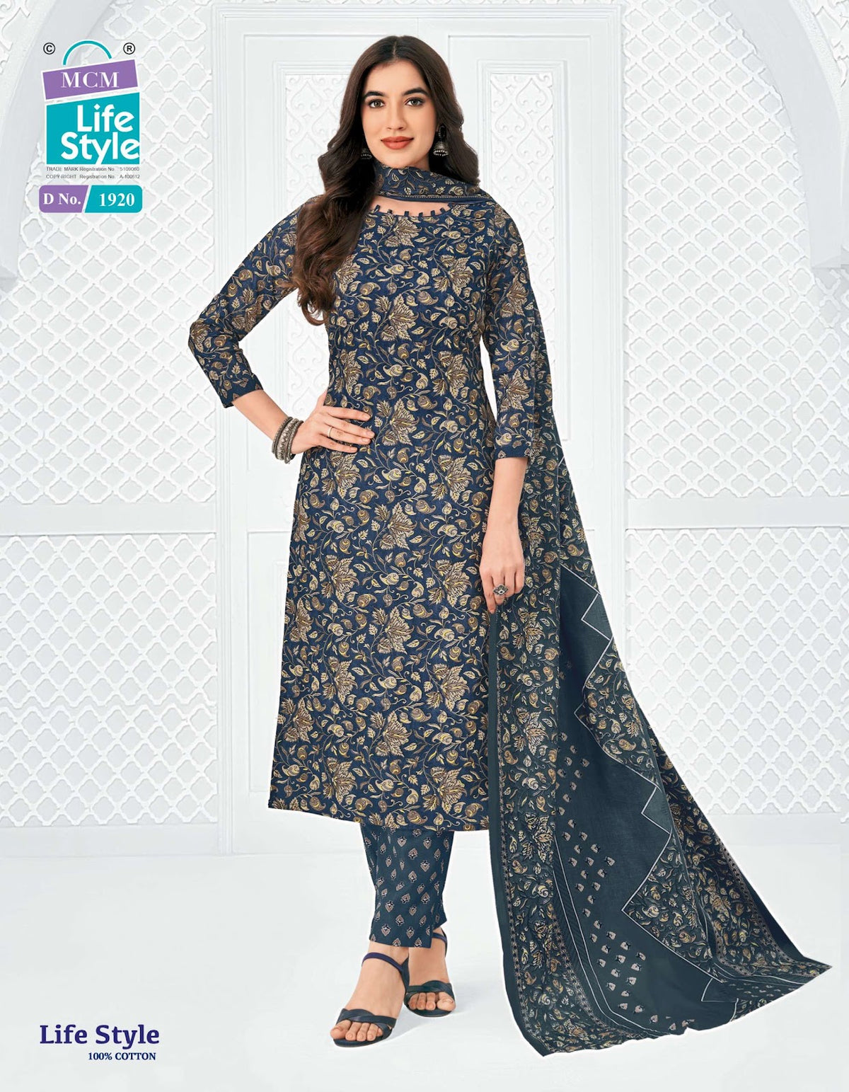 Vol 19 Mcm Lifestyle Readymade Cotton Pant Suits Wholesale