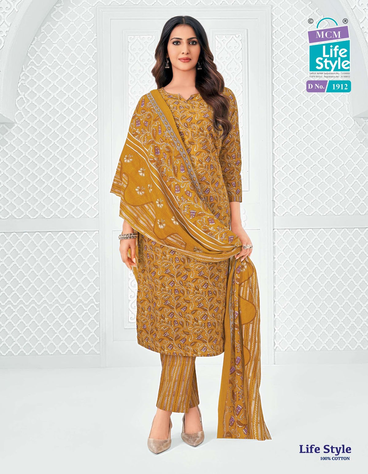 Vol 19 Mcm Lifestyle Readymade Cotton Pant Suits Wholesale