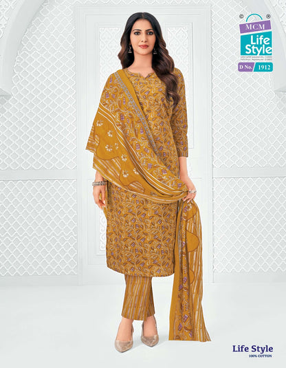 Vol 19 Mcm Lifestyle Readymade Cotton Pant Suits Wholesale