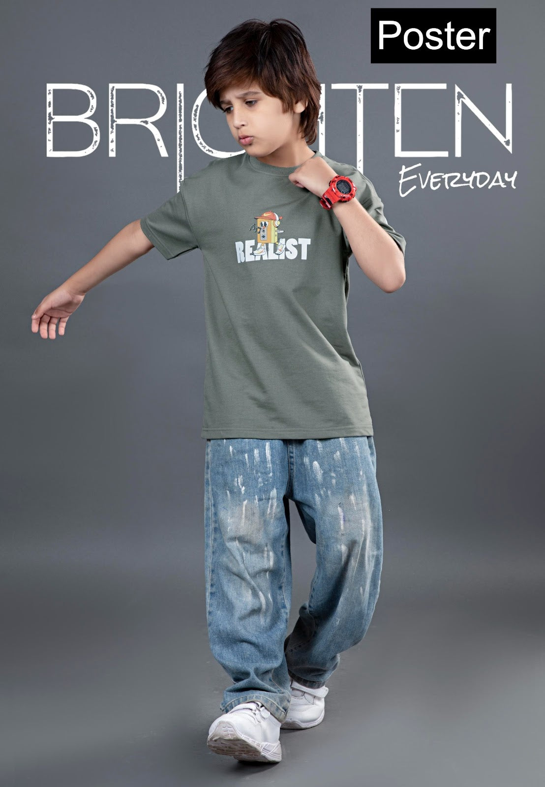 Vol 19 Poster Looper Boys Tshirt Manufacturer India