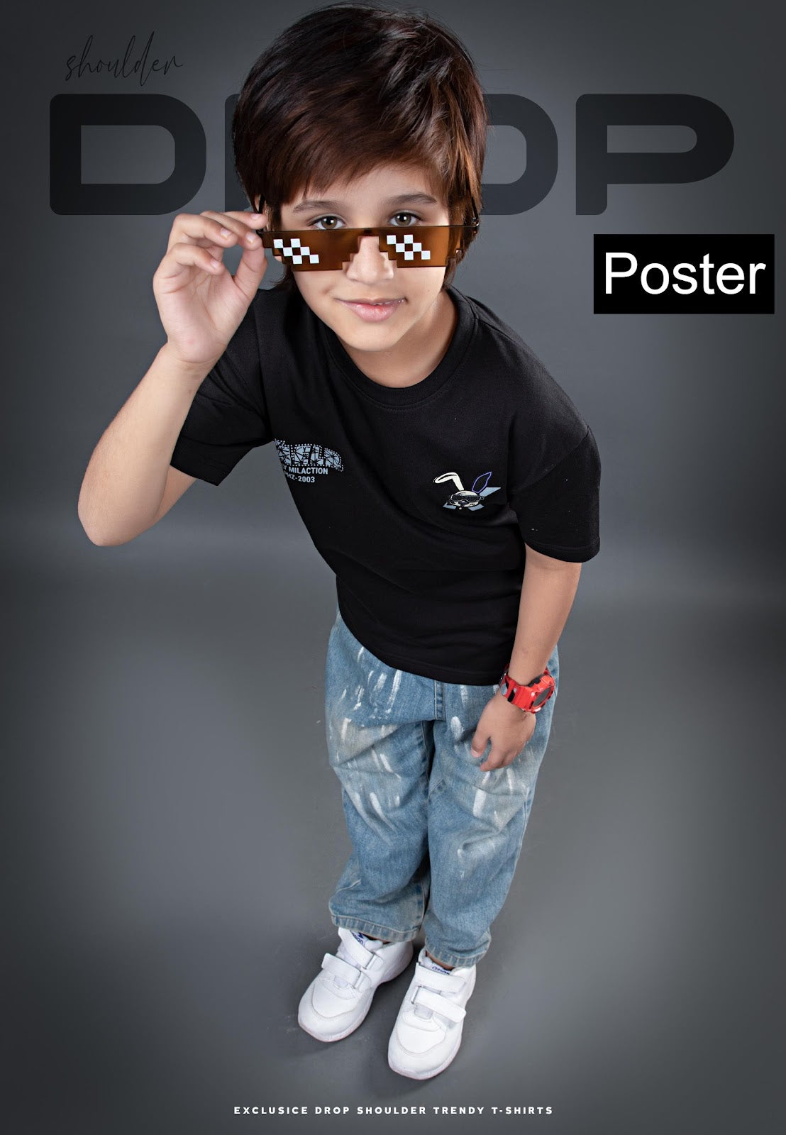 Vol 19 Poster Looper Boys Tshirt Manufacturer India