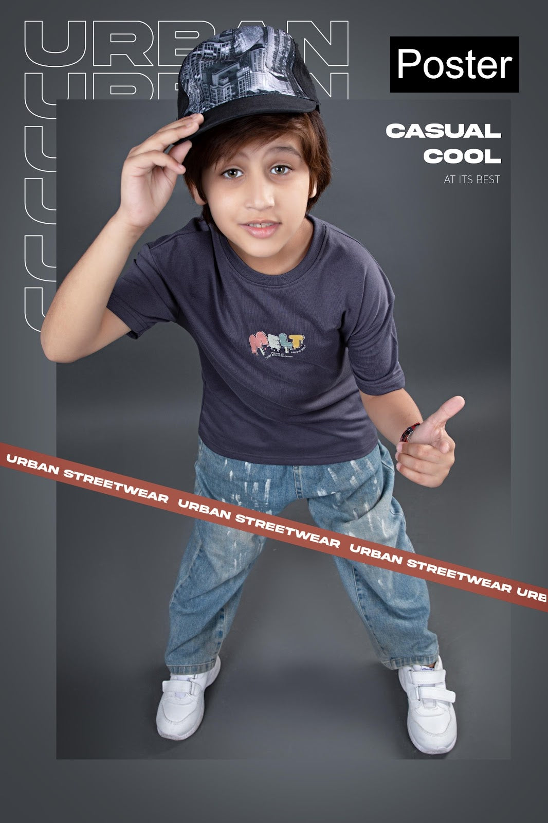 Vol 19 Poster Looper Boys Tshirt Manufacturer India