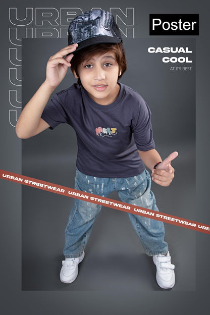 Vol 19 Poster Looper Boys Tshirt Manufacturer India
