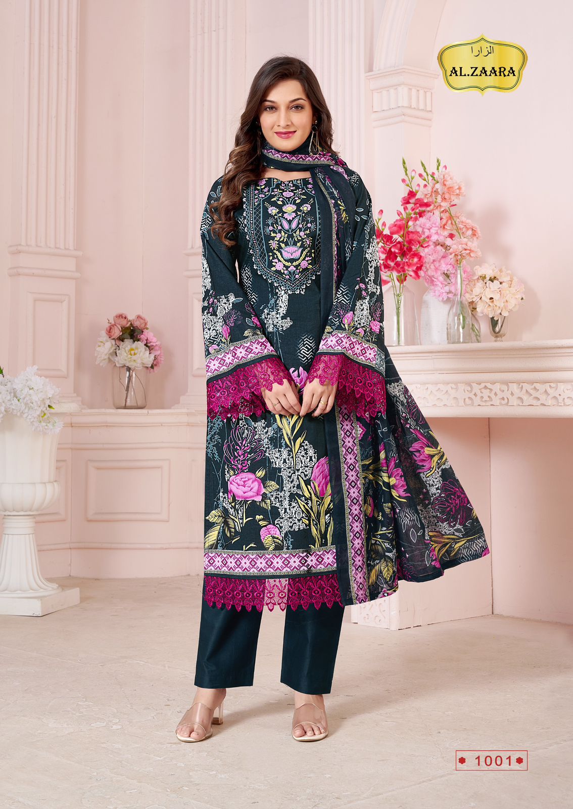 Vol 1 Al Zaara Cotton Karachi Readymade Suits Wholesale