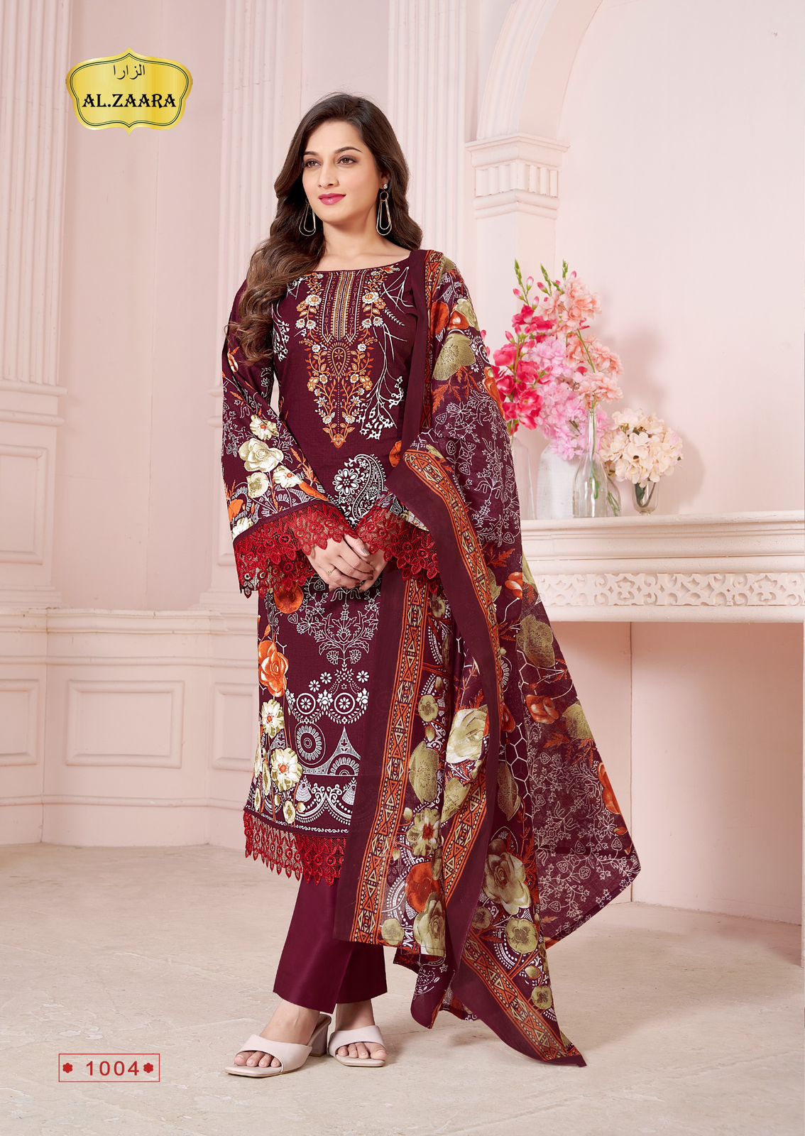 Vol 1 Al Zaara Cotton Karachi Readymade Suits Wholesale