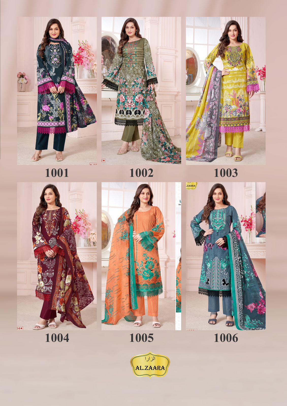 Vol 1 Al Zaara Cotton Karachi Salwar Suits Manufacturer India