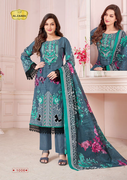 Vol 1 Al Zaara Cotton Karachi Salwar Suits Manufacturer India