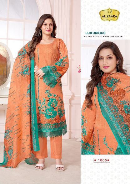 Vol 1 Al Zaara Cotton Karachi Salwar Suits Manufacturer India