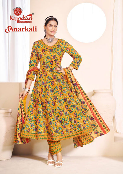 Vol 1 Kundan Cotton Readymade Anarkali Suits Exporter