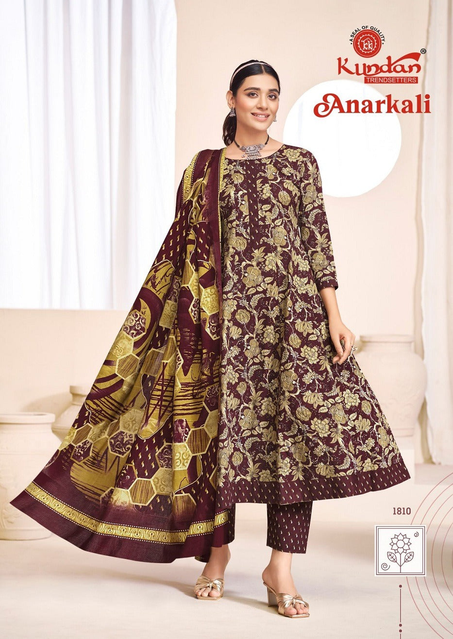 Vol 1 Kundan Cotton Readymade Anarkali Suits Exporter