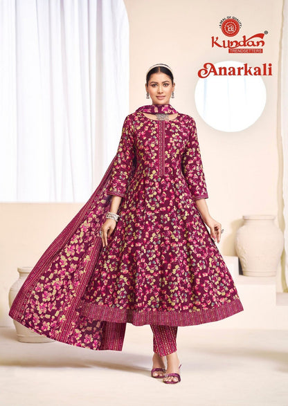 Vol 1 Kundan Cotton Readymade Anarkali Suits Exporter