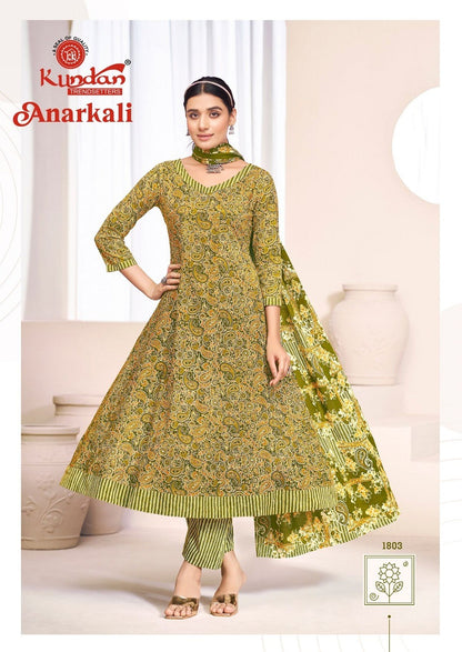 Vol 1 Kundan Cotton Readymade Anarkali Suits Exporter