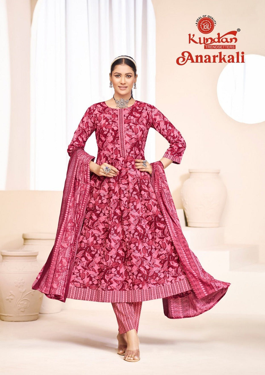 Vol 1 Kundan Cotton Readymade Anarkali Suits Exporter