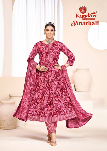 Vol 1 Kundan Cotton Readymade Anarkali Suits Exporter