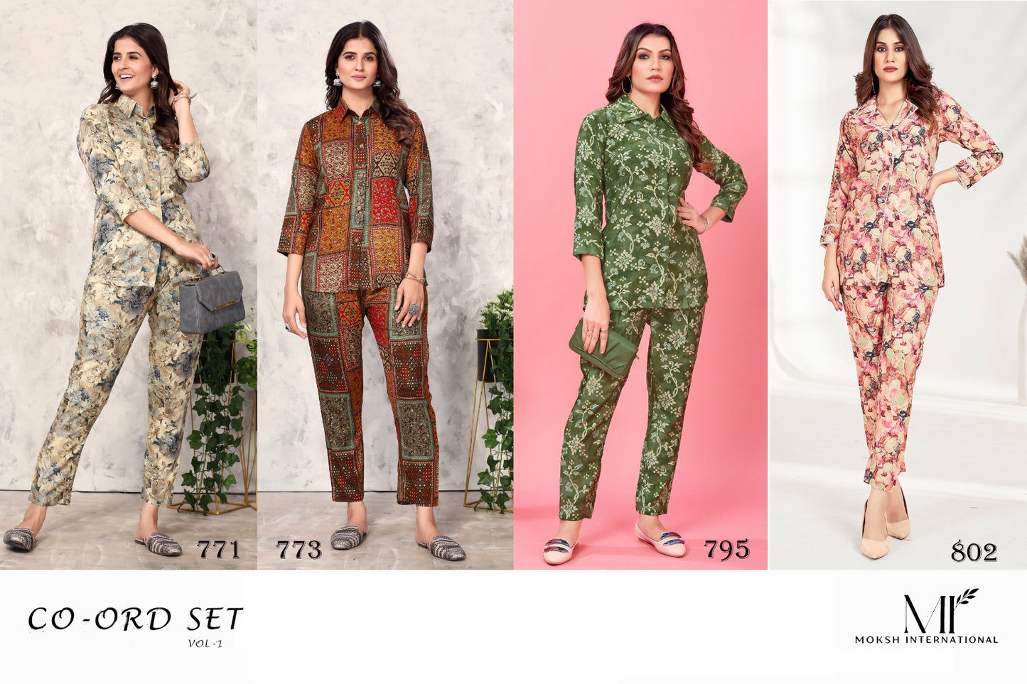 Vol 1 Moksh Rayon Co Ord Set Supplier India