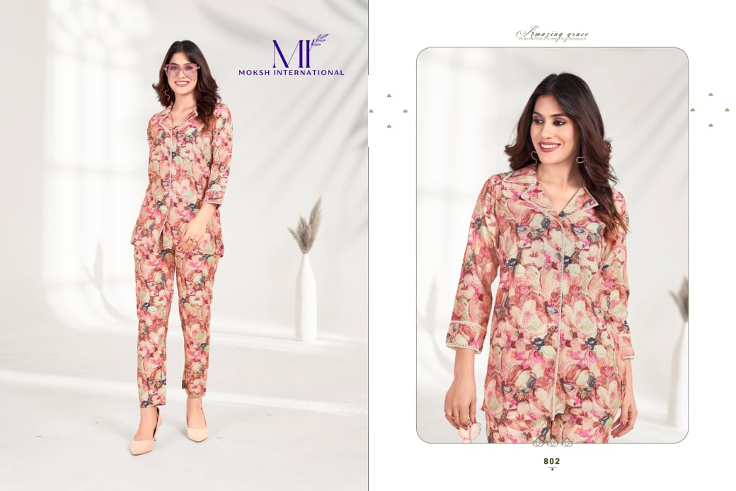 Vol 1 Moksh Rayon Co Ord Set Supplier India