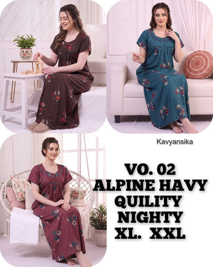 Vol 1 To 5 Kavyansika Alpine Night Gowns Exporter