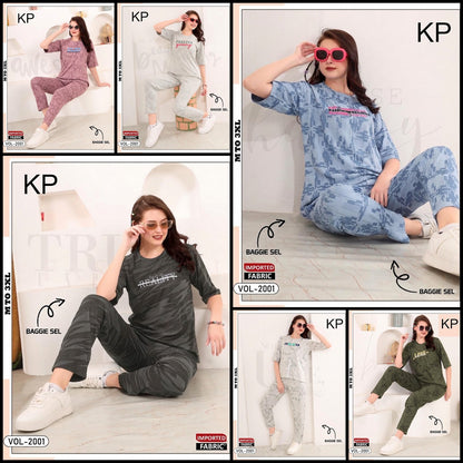 Vol 2001 Baggie Sel Kp Imported Co Ord Set Wholesaler Gujarat