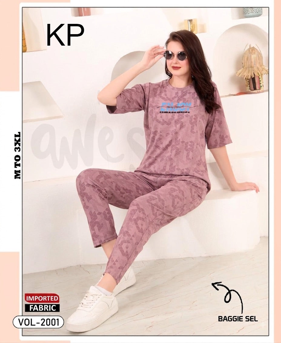 Vol 2001 Baggie Sel Kp Imported Co Ord Set Wholesaler Gujarat