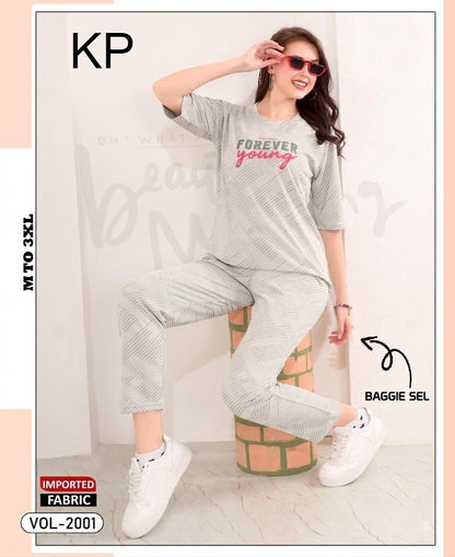 Vol 2001 Baggie Sel Kp Imported Co Ord Set Wholesaler Gujarat