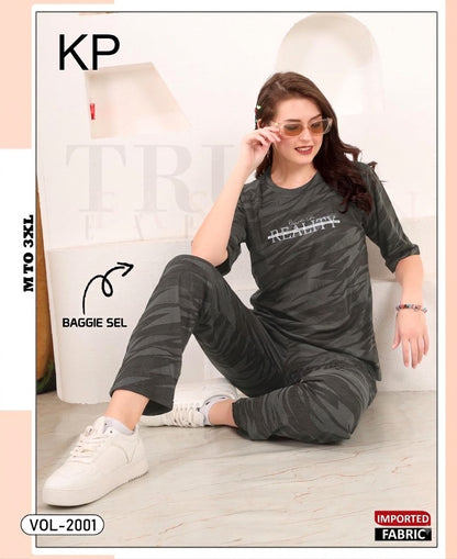 Vol 2001 Baggie Sel Kp Imported Co Ord Set Wholesaler Gujarat