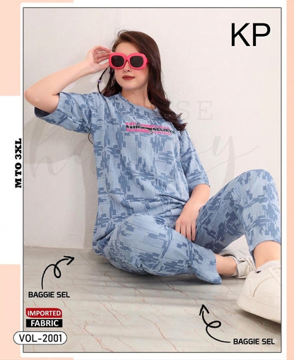 Vol 2001 Baggie Sel Kp Imported Co Ord Set Wholesaler Gujarat