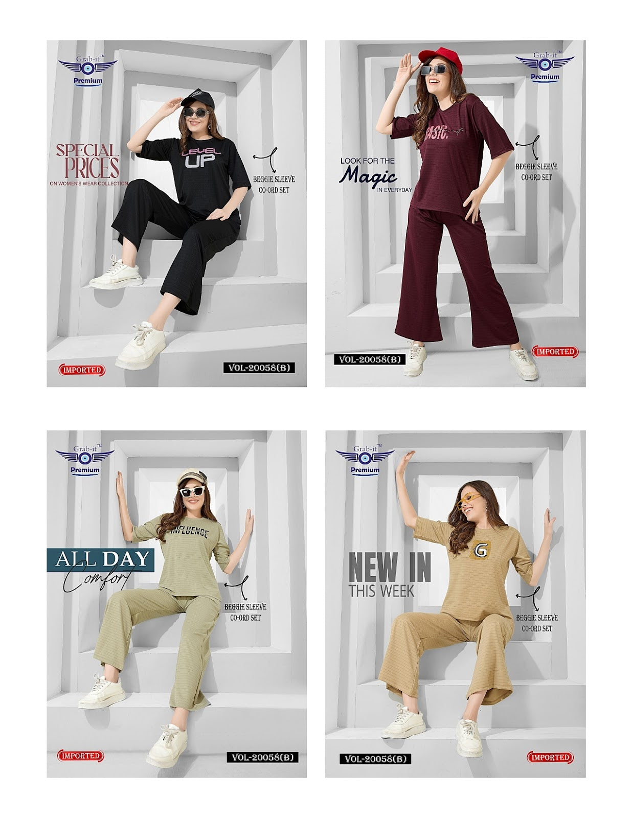 Vol 20058 B Grab It Imported Co Ord Set Supplier India