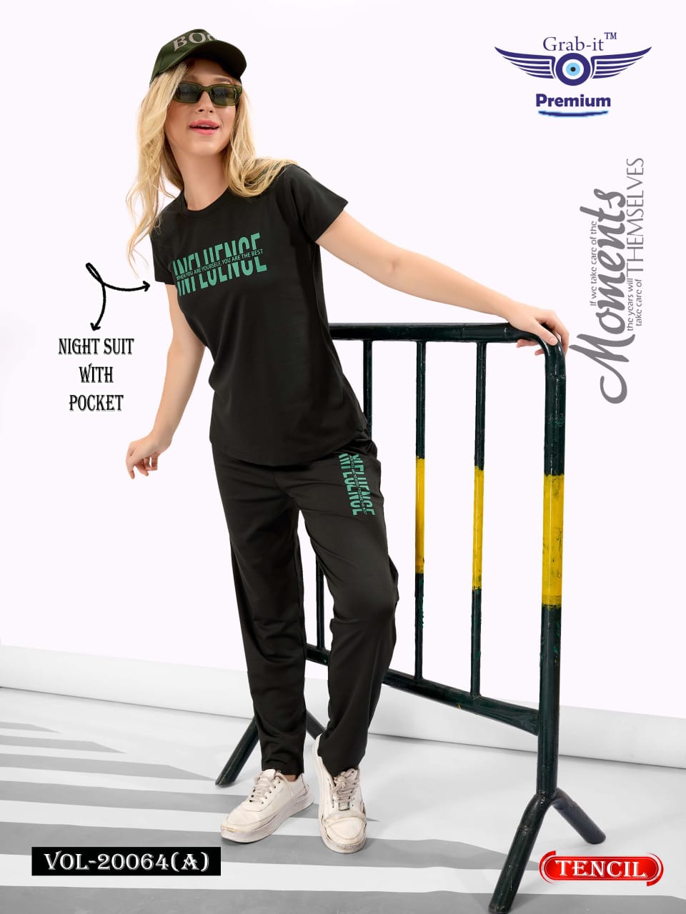 Vol 20064 A Grab It Tencil Pyjama Night Suits Exporter India