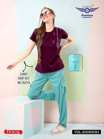 Vol 20066 B Cargo Mix Match Grab It Imported Pyjama Night Suits Wholesale Rate